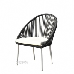 GP106 outdoor garden rope aluminum sofa chair